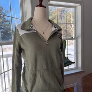 PINK by Victoria's Secret Sage Green Quarter Zip XS